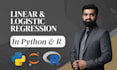 perform linear and logistic regression using python and r