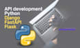develop API rest with python in flask, fastapi, django