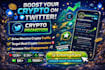 promote to my popular crypto twitter