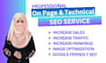 optimize on page technical SEO and website audit