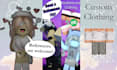 design customized high quality roblox clothing for you