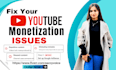 fix youtube monetization issues, reused content, copyright and adsense problems