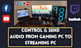 setup obs streamlabs dual PC for twitch fb yt tiktok live streaming