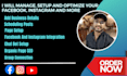 create, setup, optimise and manage your social media page