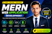 develop a react js node js mongodb mern web application