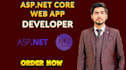 develop desktop application and web application using asp dot net