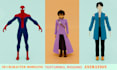 3d character modeling, texturing, rigging, and animation