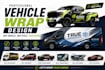design a custom vehicle wrap, cars, pickups, trailers, food trucks