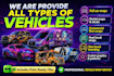 provide all types of vehicle wrap design for your brand