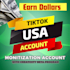 create USA tiktok account with creativity beta program