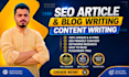 do content writing, unique and ai free articles or blog post for website ranking
