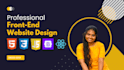 develop a lightweight HTML CSS js website with clean code