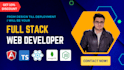 do custom ai website development as full stack web developer