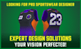 create custom professional football jersey design