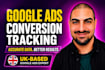 setup or fix google ads conversion tracking