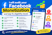 audit your facebook monetization and help fix eligibility issues