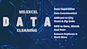 separate, clean, merge and compare the data in ms excel