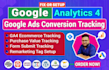 setup google analytics 4 for shopify conversion tracking, ga4 ecommerce tracking