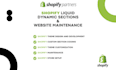 design sections, customize shopify theme website maintenance