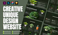 design interactive stylish responsive website design UI UX
