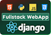 build fullstack websites using django rest framework and reactjs