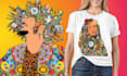 draw psychedelic portrait illustration from your photo