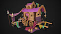 do stylized 3d modelling and texture
