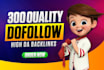 300 blog comments high quality da backlinks