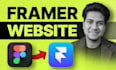 design and build a framer website, framer animation, figma to framer