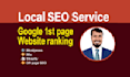 provide local SEO service for your website google ranking