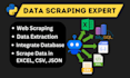 do data collection, data extraction and website scraping