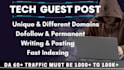 write and publish technology post with dofollow backlink