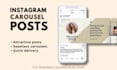 design 10 slides swipeable instagram carousel posts, social media posts