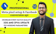 fix or setup meta pixel, fb conversion api, ipv6 update, server side tracking