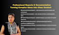 write any report, documentation, research document