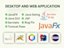develop java desktop app, java gui, java swing and javafx projects