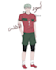 draw your character as a football soccer player