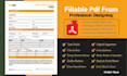 create and design fillable pdf from