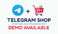 develop a premium crypto payment telegram store bot