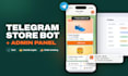 develop a premium crypto payment telegram store bot