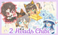 draw cute chibi art and anime characters for you