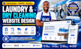 a modern laundry and dry cleaning website