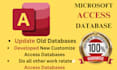 create, design, and customize microsoft access database applications