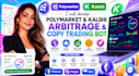 develop polymarket and kalshi arbitrage, copy trading bot