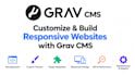 customize and build responsive websites with grav cms