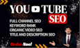 be your youtube video SEO and channel growth manager