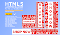convert design, PSD, or ai to HTML5 animated web banners