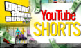 create gta 5 shorts and videos for ur yt to get more views
