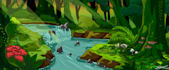 draw a cartoon background for your animation or anything