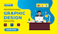 do your graphic design work in adobe photoshop and illustrator